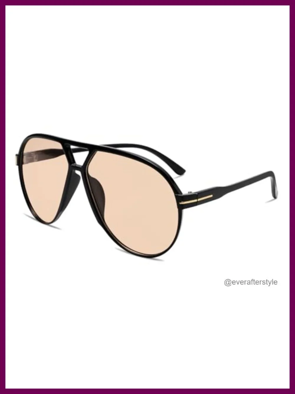 Retro Aviator Sunglasses Oversized Lightweight UV Protection for Women Men